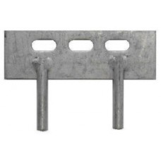 Concrete Gravel Board Fitting - 2 Pin Cleat