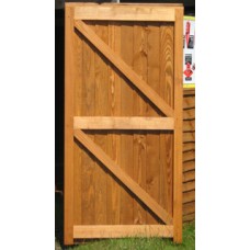 Closeboard Gate Fully Framed Morticed & Tenoned Brown